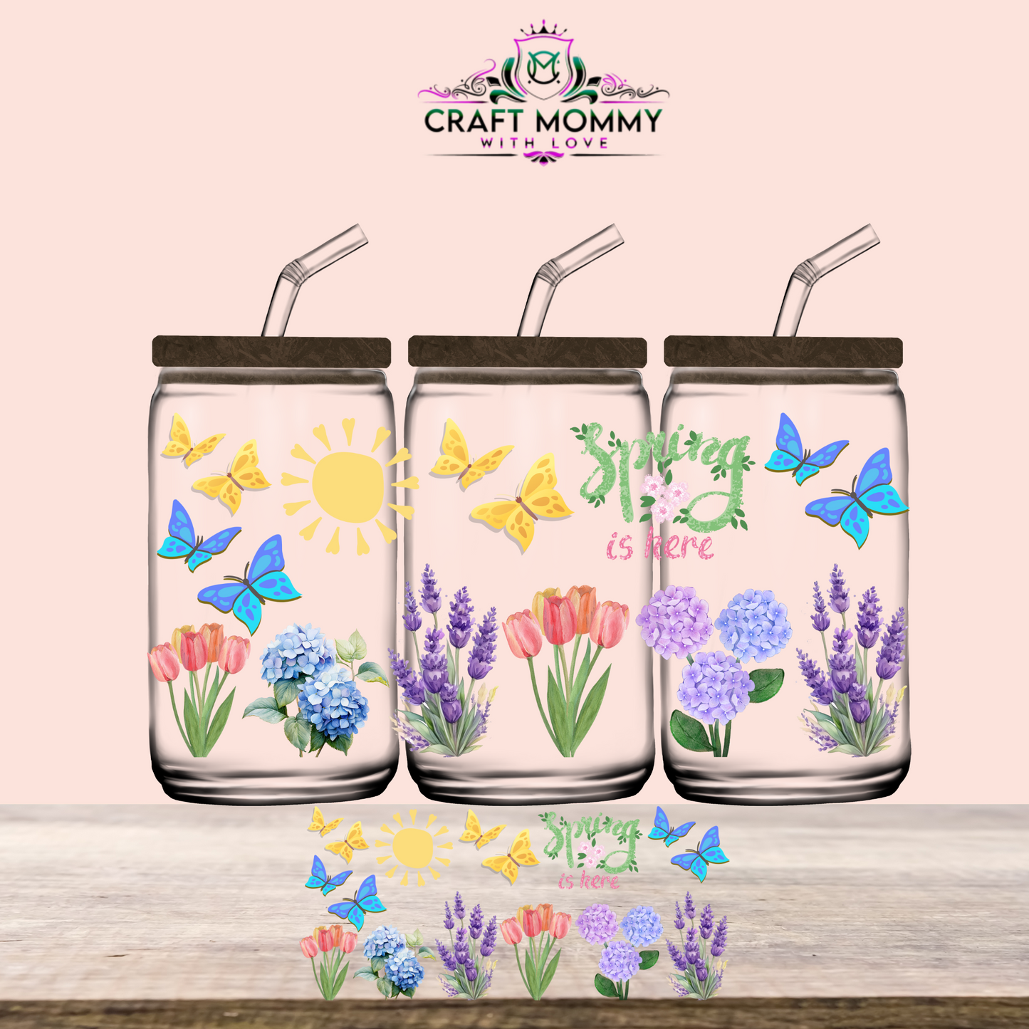 Spring is here- UV DTF Wrap 16oz