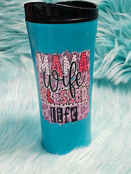 Teal Coffee Tumbler 20 0z Hello kitty