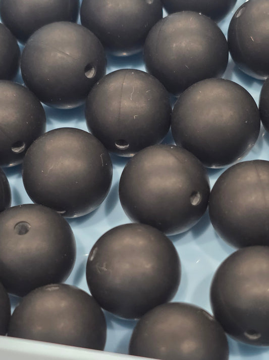15mm Silicon solid black