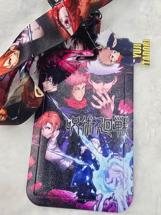 ID holder lanyard- jujutsu