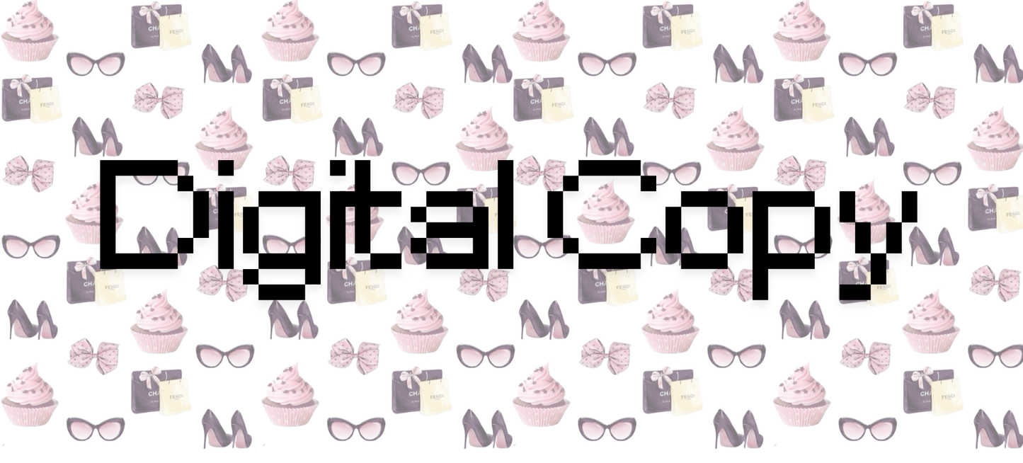 Cupcake Designer - Digital Transparent PNG File