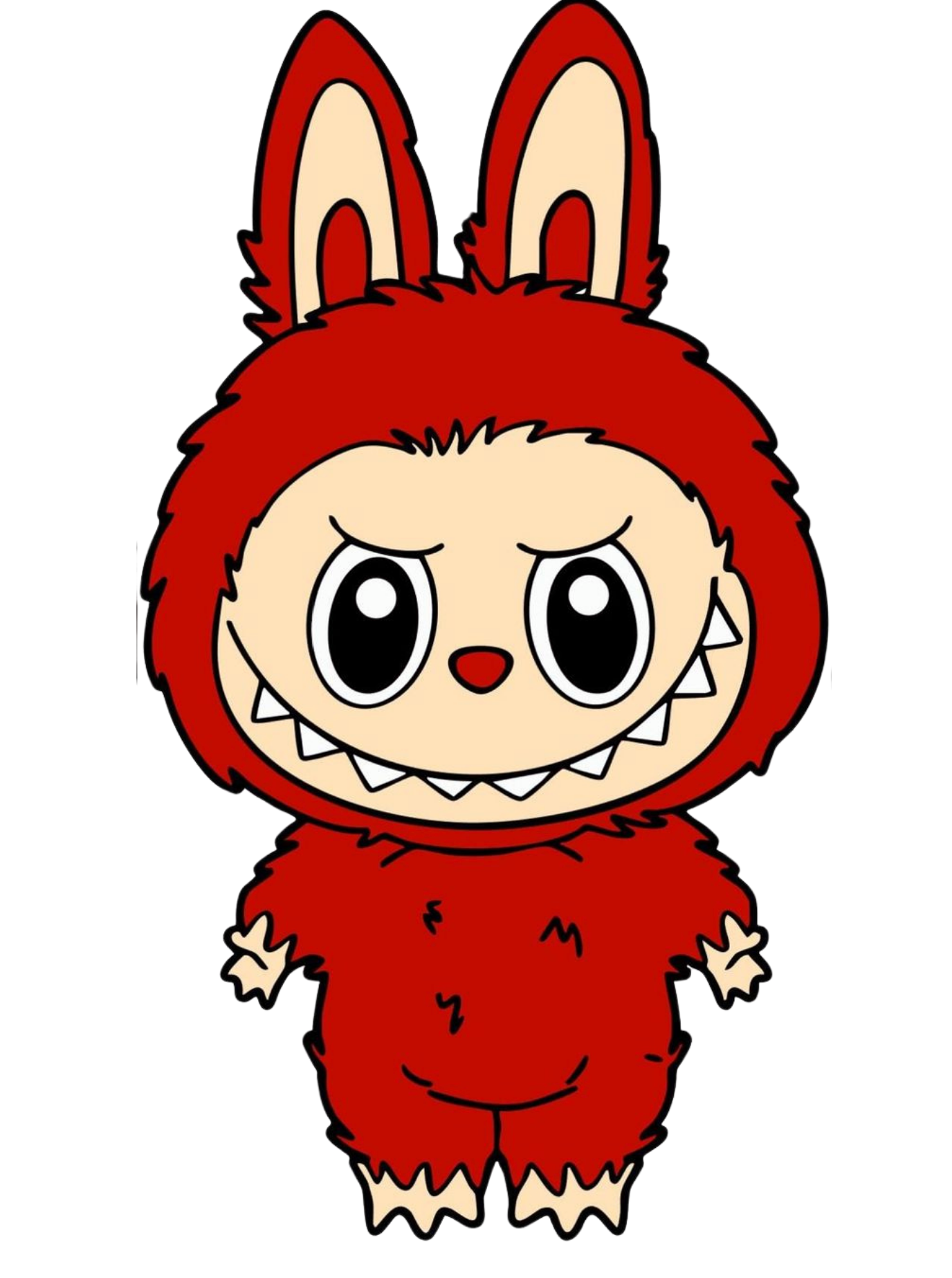 Labubu red- DTF TRANSFER Prints