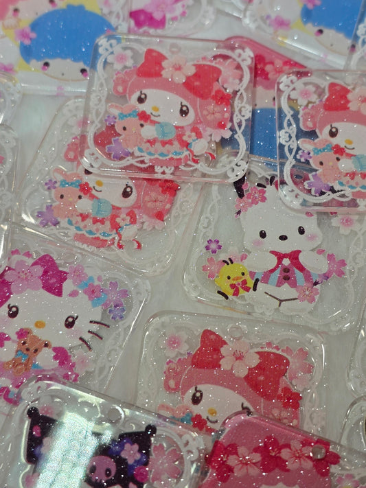 Laser Acrylics- Square SanriO Style 003