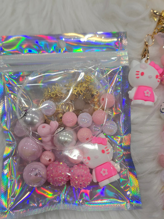 DIY Phone & Bag Keychain Kit – HK with 3D charm
