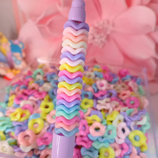 Pastel Candy color Spiral Spacer