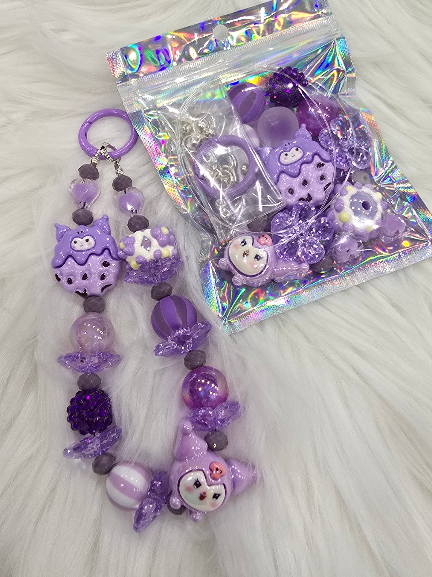 DIY Phone & Bag Keychain Kit – Kuko purple cookie