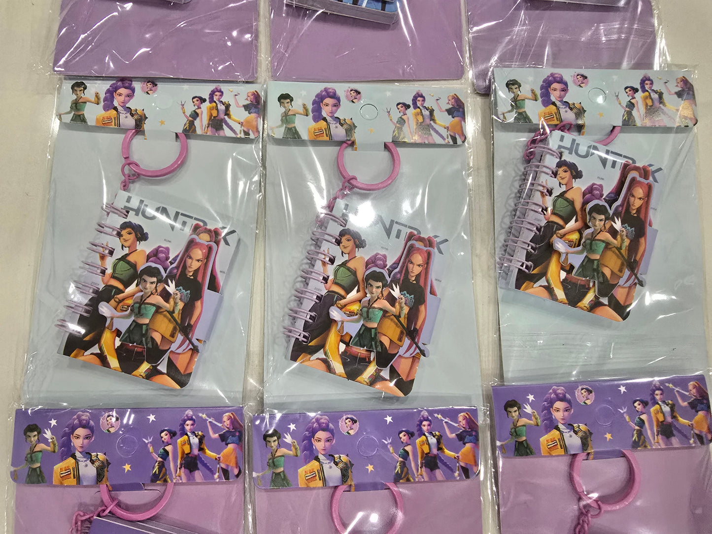 Kp0p Demon Hunter Huntrix Mini Notebook keychain