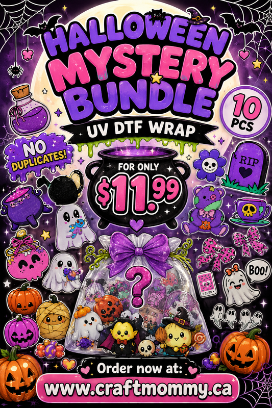UV DTF Halloween Bundle- 10pcs