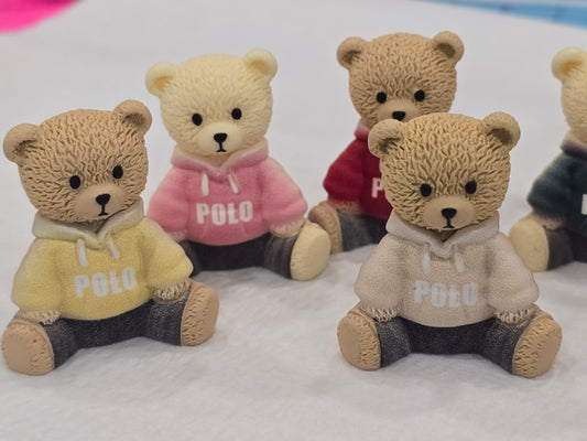 Polo Bear 6pcs set 3D charms