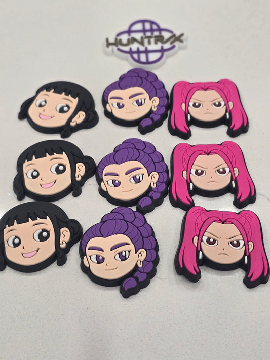 Kpop Mira,zoey and rumi huntrix croc charms - $7/10pcs