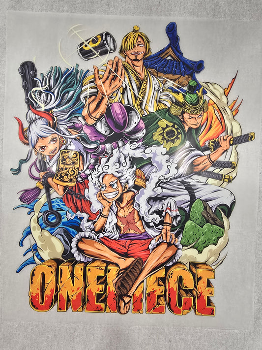 One Piece- DTF transfer - 10 x 10