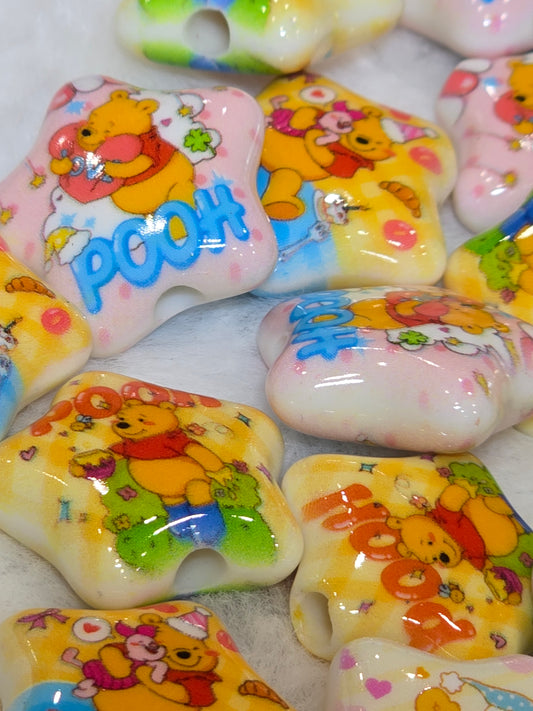 Pooh Bear -Mix beads