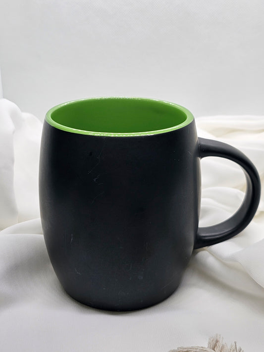 Blank Lime Mug Barrel 14oz