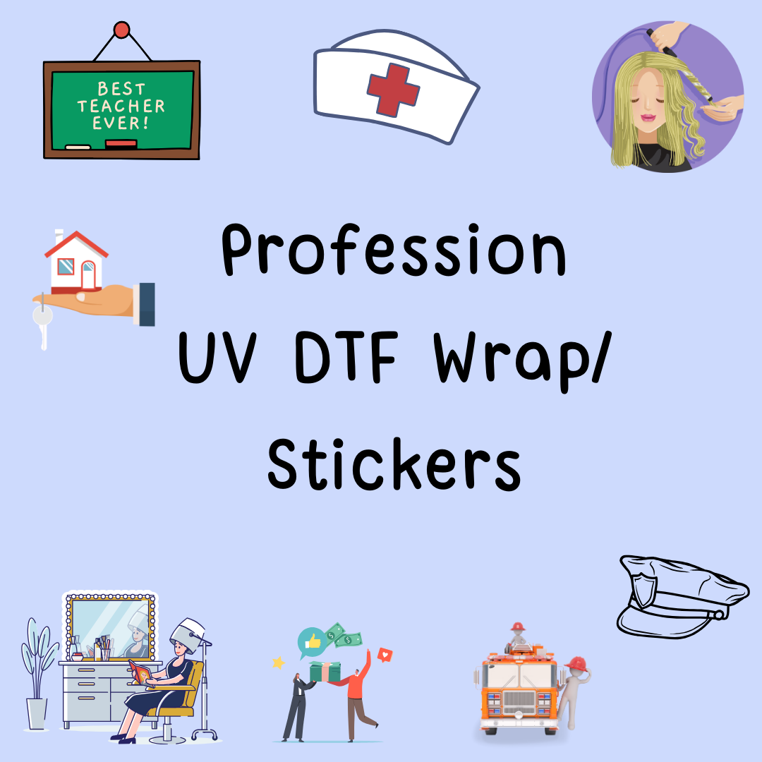 Profession UV DTF Wrap Stickers