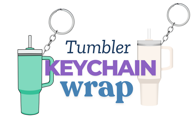 Tumbler Keychain Wrap/ Pen Wrap and Decals