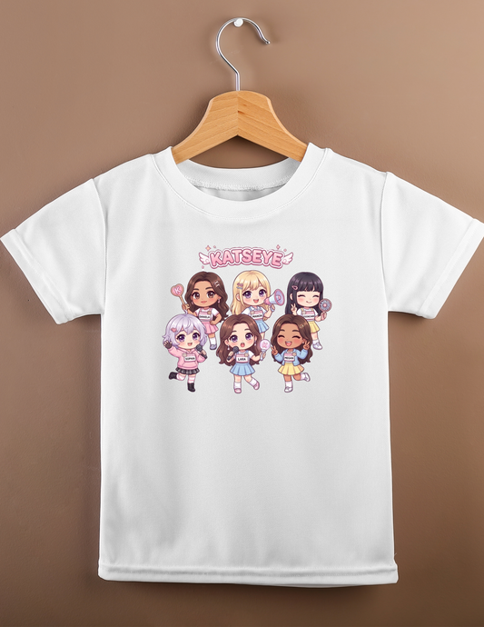 Katseye Kawaii - DTF TRANSFER Prints 5 x 7 inches