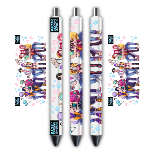 Kpop Demon Hunters saja x huntrix - Pen wrap 1.3 x 4.3 inches