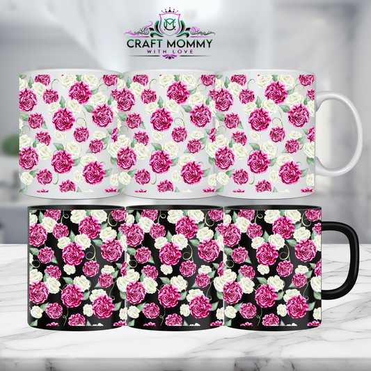 Floral 19- 11oz mug UV DTF Mug wrap