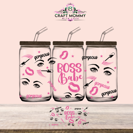 Boss babe - UV DTF Wrap 16 oz