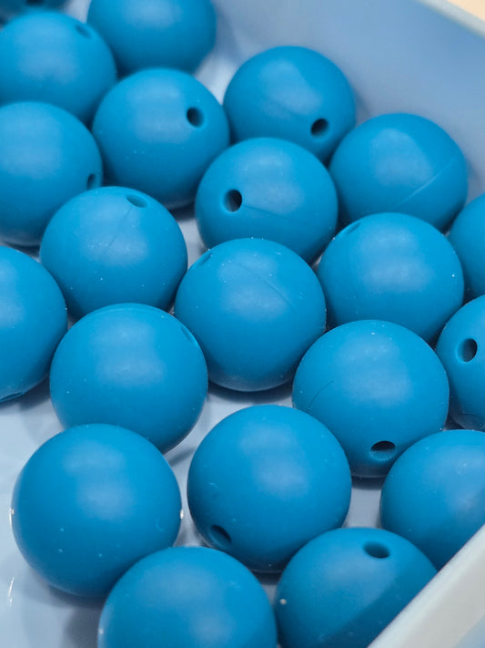 15mm Silicon solid dark teal