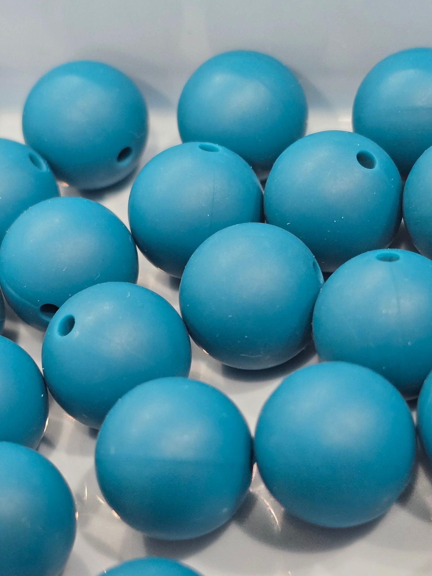 15mm Silicon solid dark teal