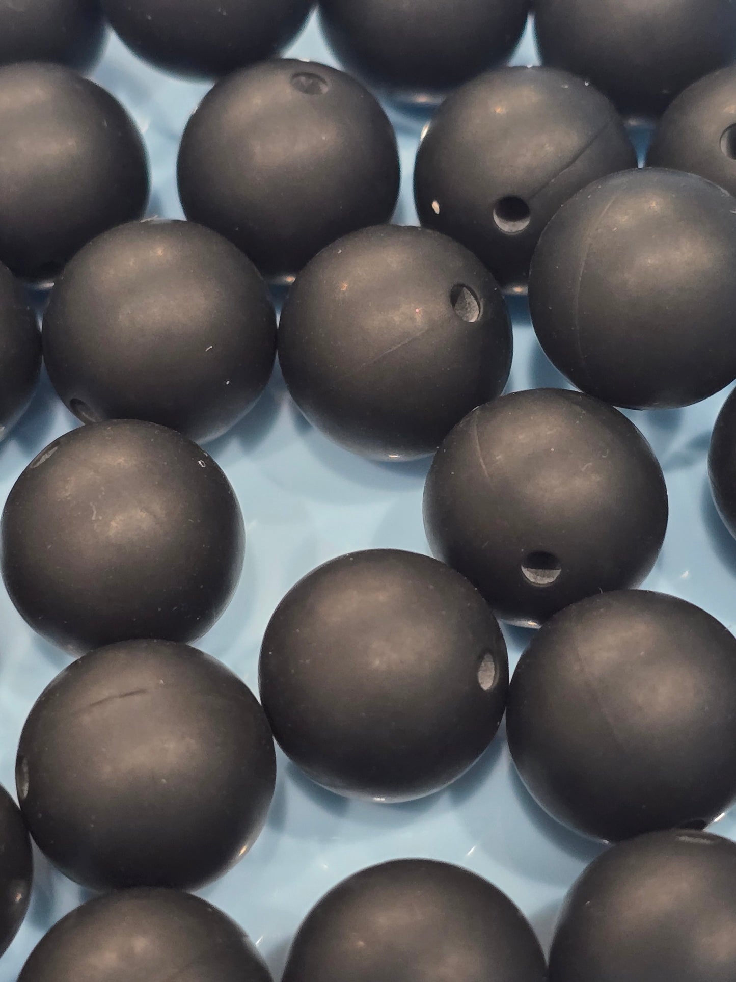 15mm Silicon solid black