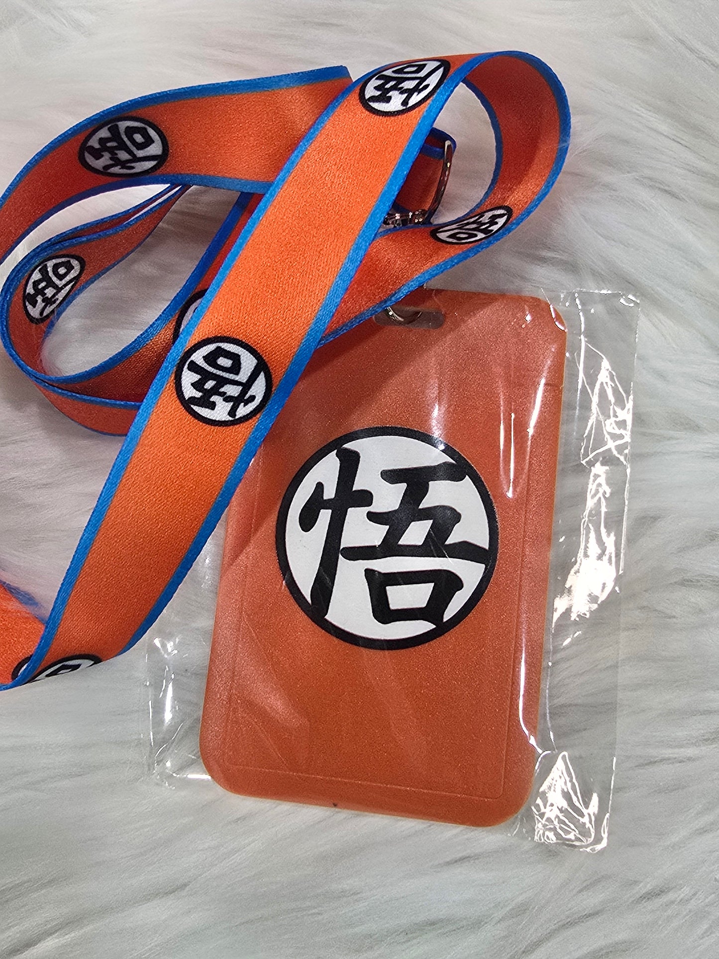 ID holder lanyard - orange anime