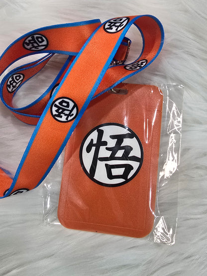 ID holder lanyard - orange anime