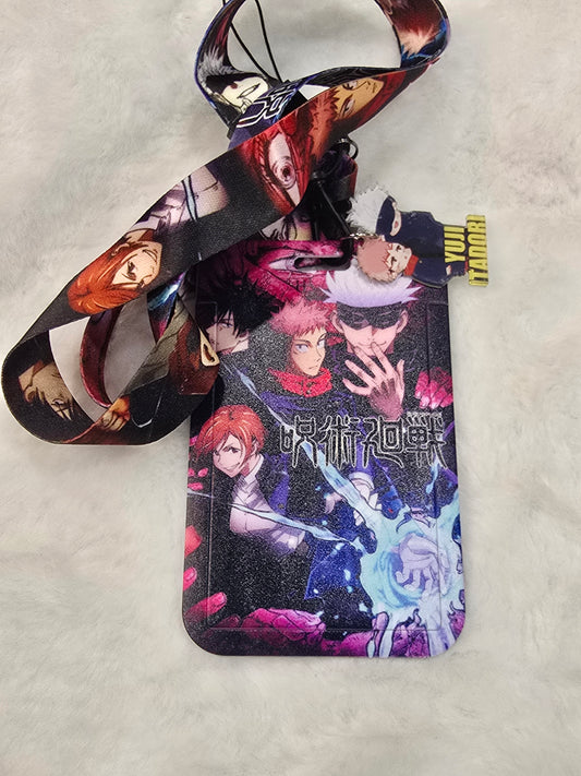 ID holder lanyard- jujutsu