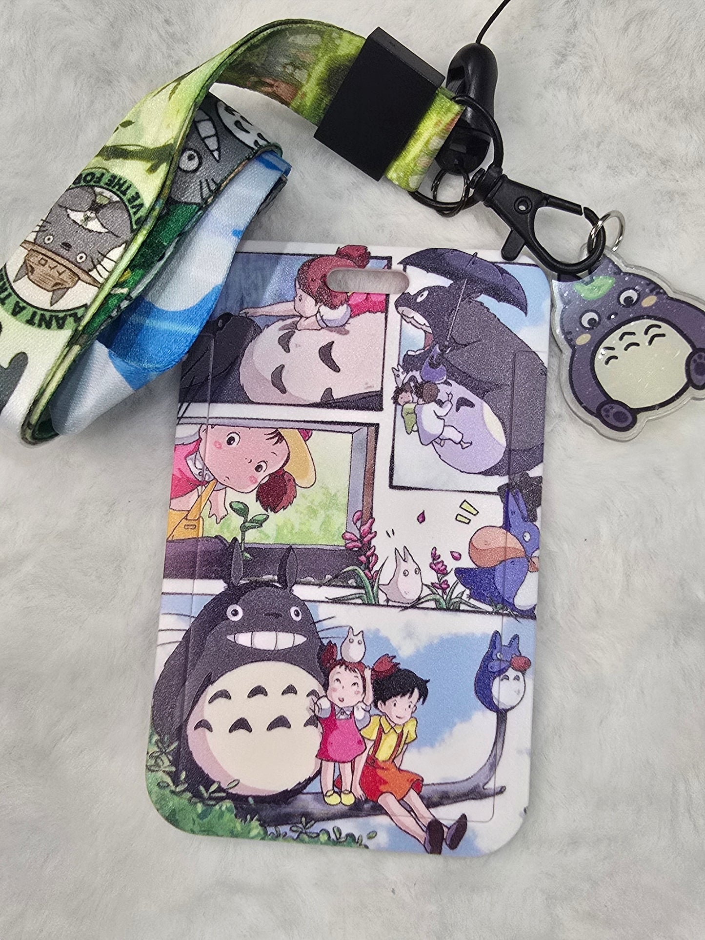 ID holder lanyard- Totoro