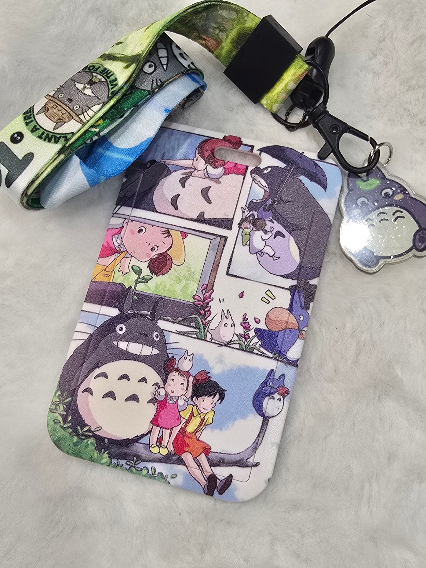 ID holder lanyard- Totoro
