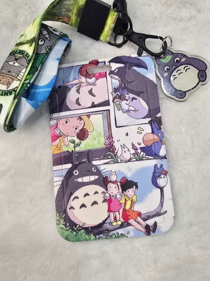 ID holder lanyard- Totoro