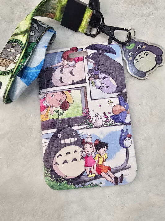 ID holder lanyard- Totoro