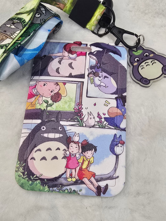 ID holder lanyard- Totoro
