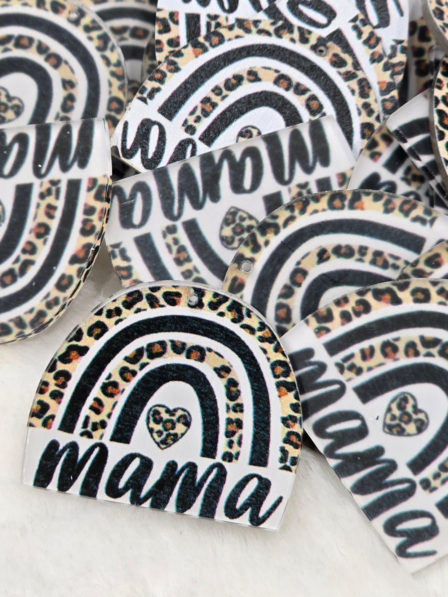Boho Mama Acrylics 5mm with hole