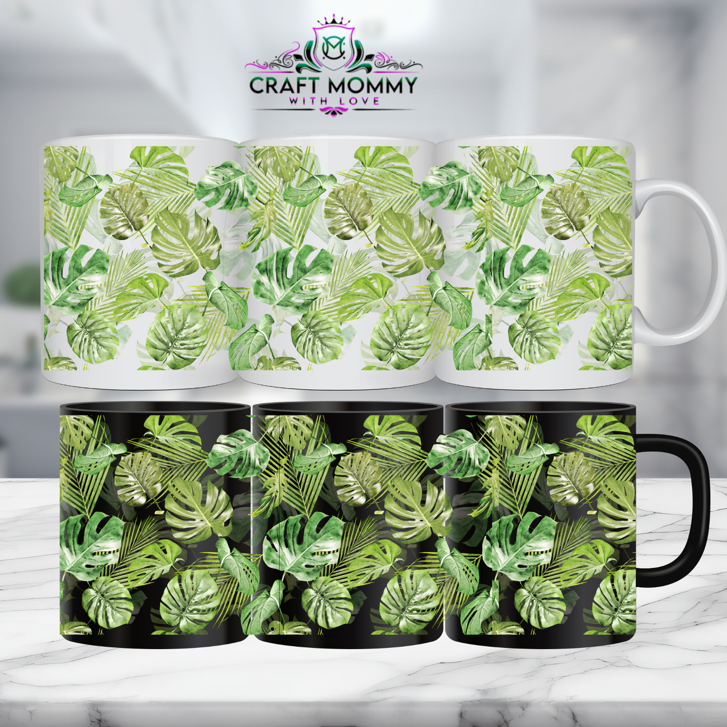 Floral 35- 11oz mug UV DTF Mug wrap