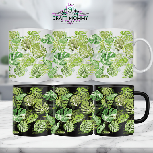 Floral 35- 11oz mug UV DTF Mug wrap