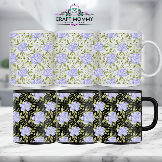 Floral 36- 11oz mug UV DTF Mug wrap