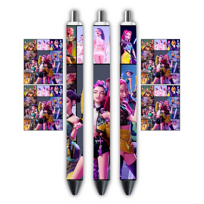 Kpop demon hunters - Pen wrap bundle