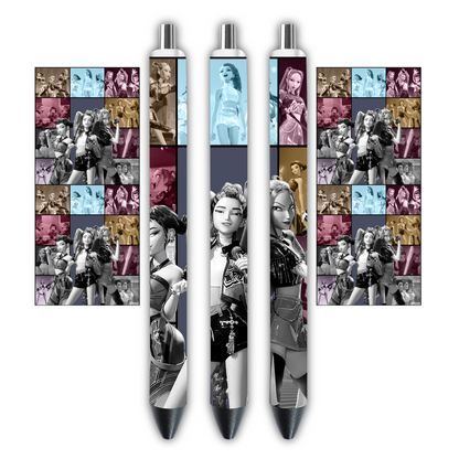 Kpop demon hunters - Pen wrap bundle
