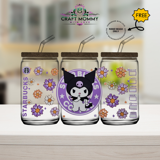 Kuko Floral SCoffee  - UV DTF WRAP