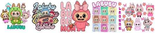 Labubu Hand sanitizer decals