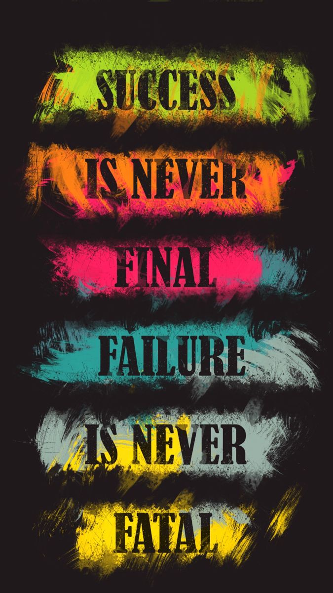 Success is never final, failure is never fatal -  DTF TRANSFER Prints