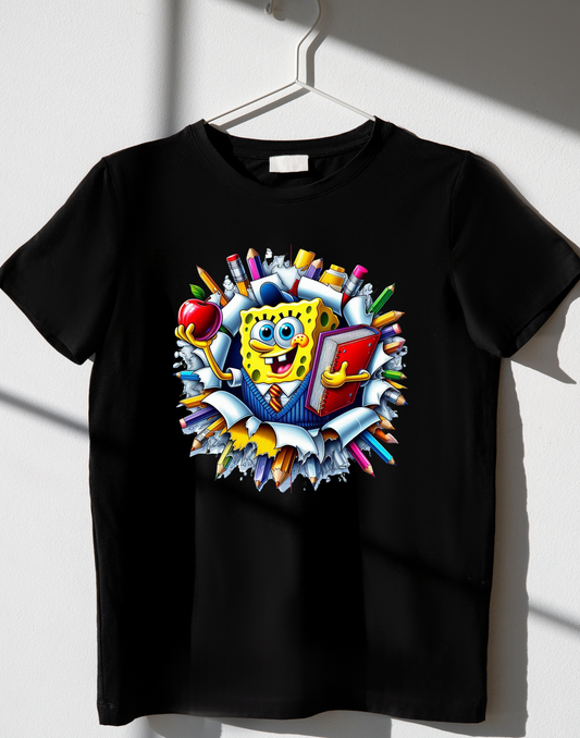 Sponge Bob back to school -  DTF TRANSFER Prints