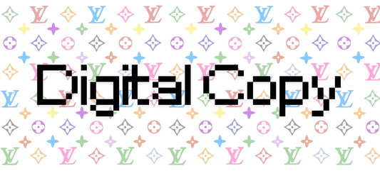 LV colorful- Digital Transparent PNG File