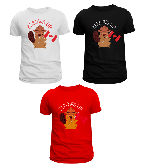 Elbows up Beaver T-shirt