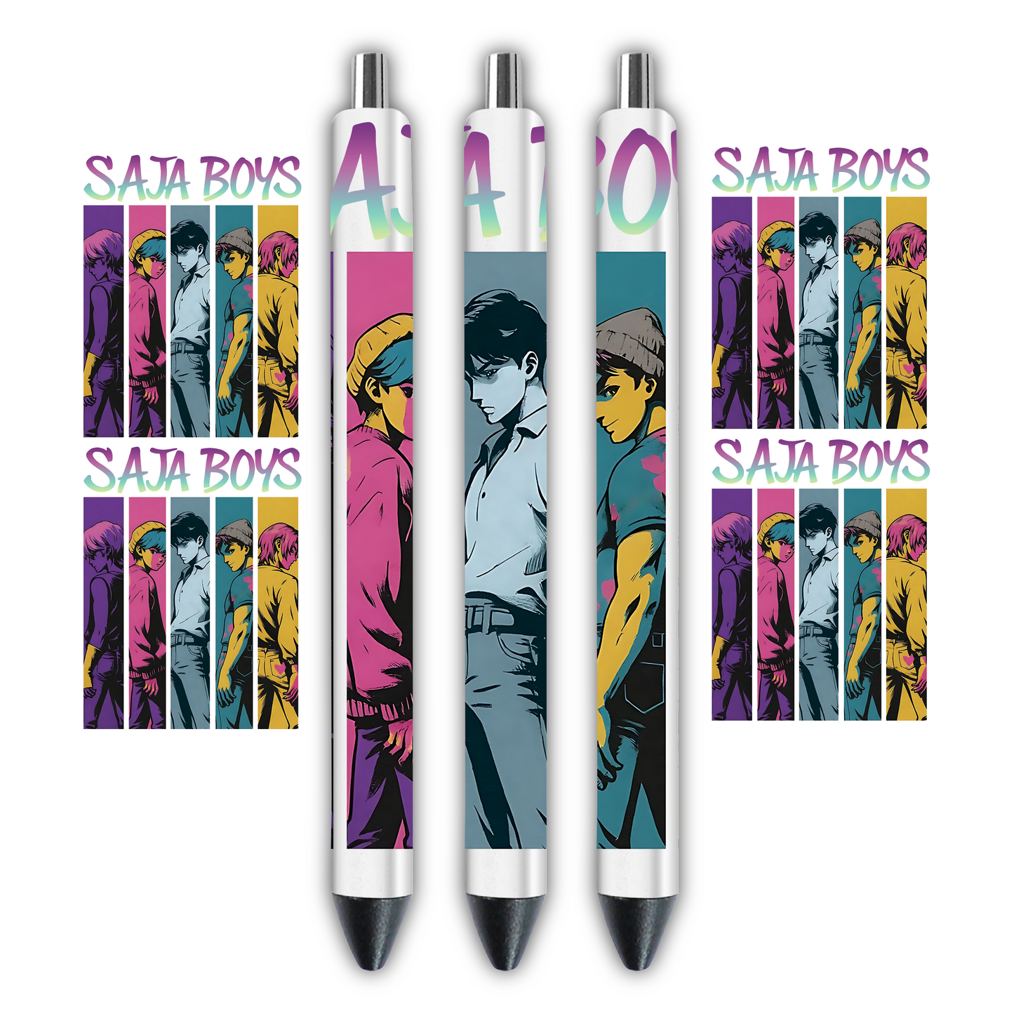 saja boys- Pen wrap 1.3 x 4.3 inches