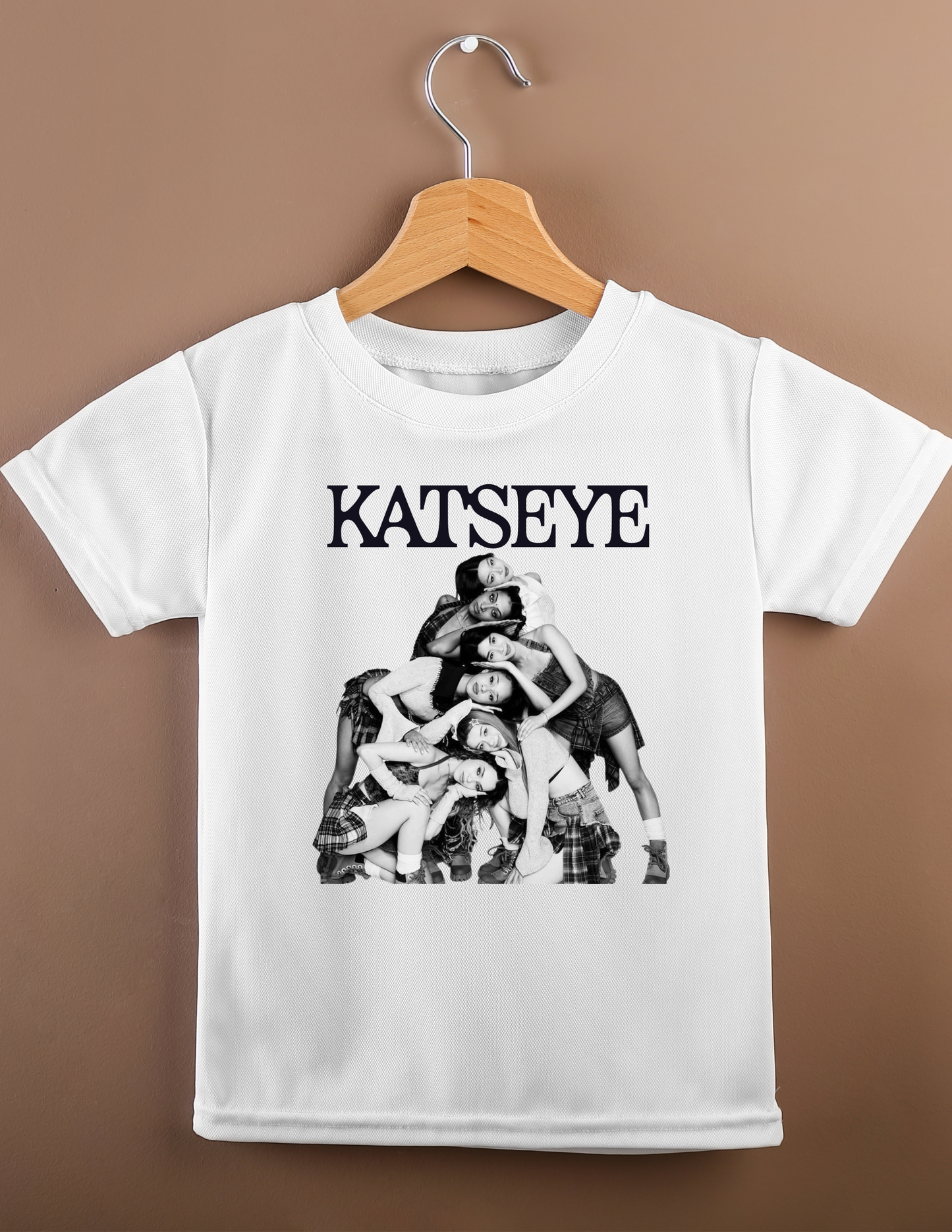 Katseye black and white   -  DTF TRANSFER Prints 6 x 7 inches