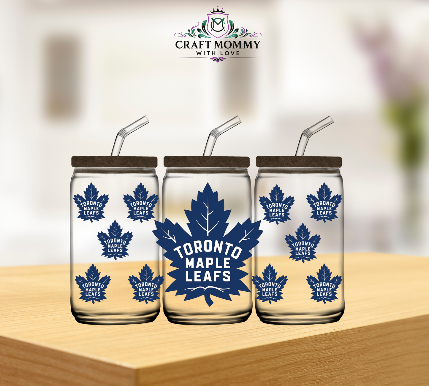Toronto Maple Leafs- UV DTF wrap 16oz
