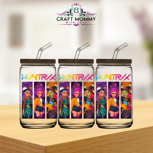 Huntrix halloween decals 006- UV DTF wrap